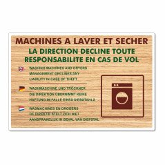 Panneau machines à laver et sécher