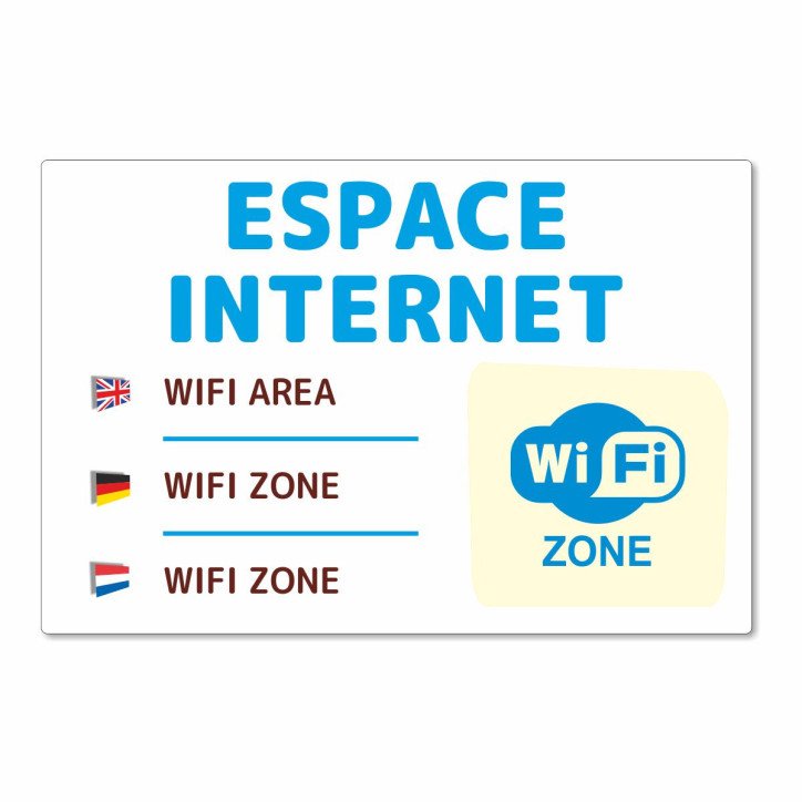 Panneau espace internet Panneau espace internet