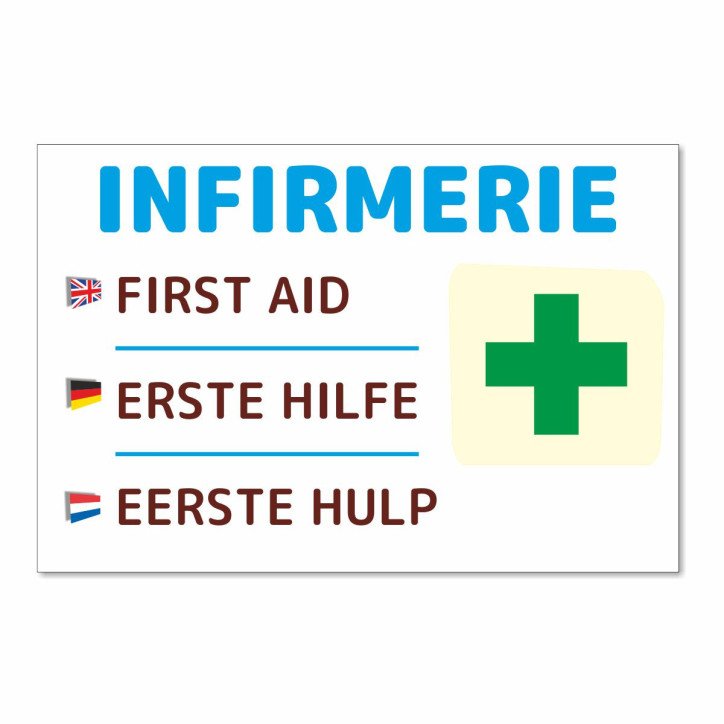 Panneau infirmerie Panneau infirmerie