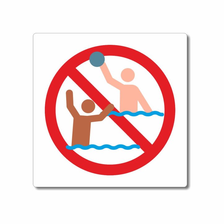 Jeux de ballon interdit sur la piscine et dans le bassin Jeux de ballon interdit sur la piscine et dans le bassin