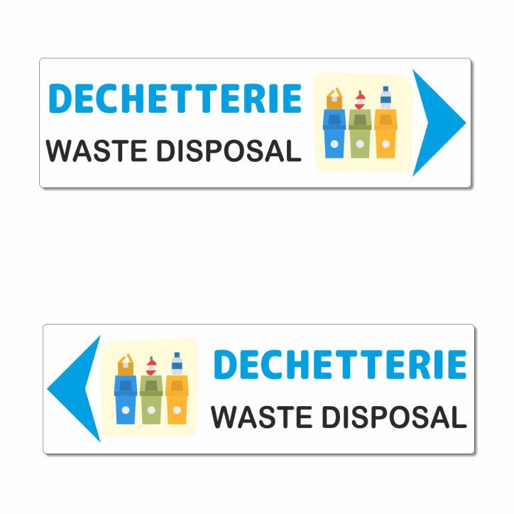 Panneau directionnel déchetterie Panneau directionnel déchetterie