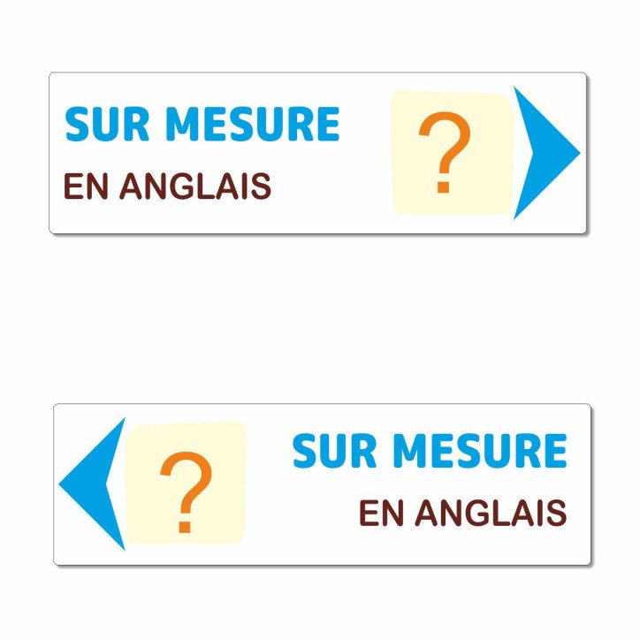 Panneau directionnel sur mesure Panneau directionnel sur mesure