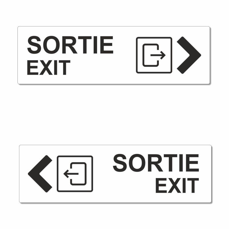 Panneau directionnel sortie