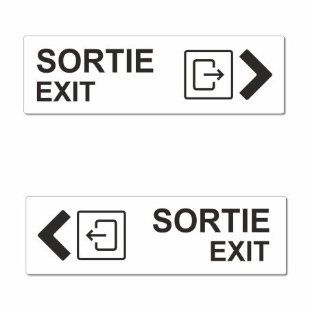 Panneau directionnel sortie