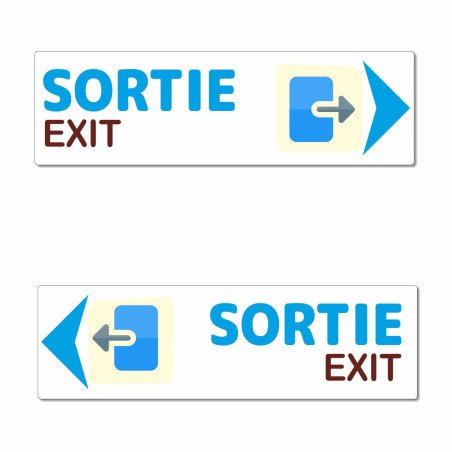 Panneau directionnel sortie