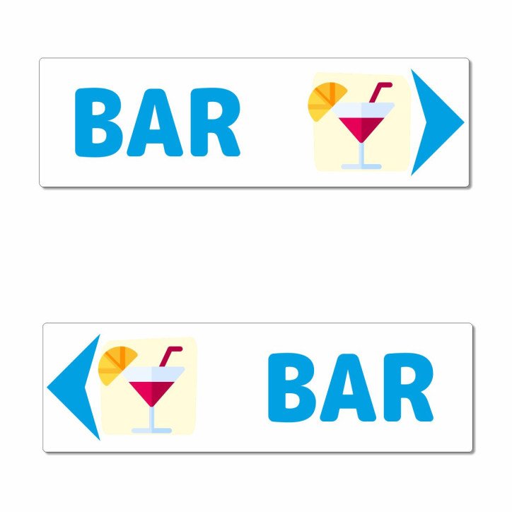 Panneau directionnel bar Panneau directionnel bar