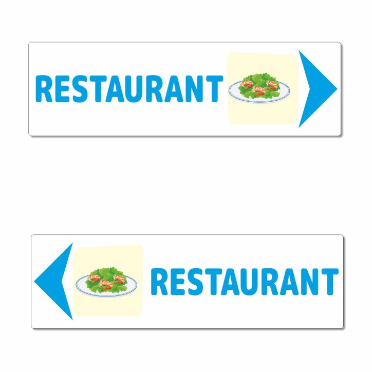 Panneau directionnel restaurant Panneau directionnel restaurant