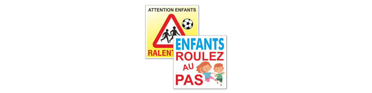 Panneaux sécurité enfants – Sorties d’école et aires de jeux