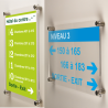 Plaques avec entretoises