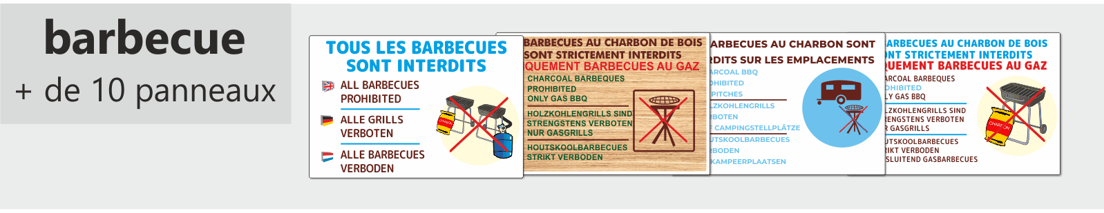 Panneaux barbecue