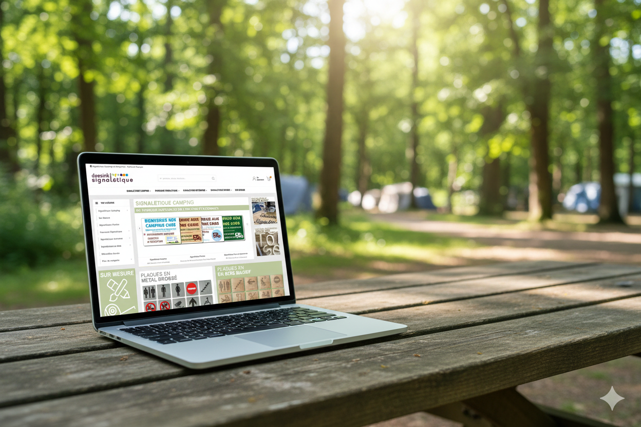 Signalétique complète pour camping - DEEZINK