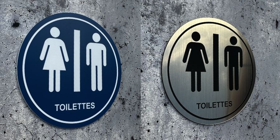 plaques sanitaires couleur rondes